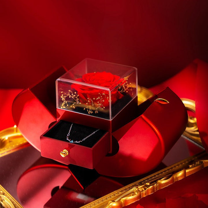 Fashion Jewelry Box Red Apple Valentine's Day Gifts