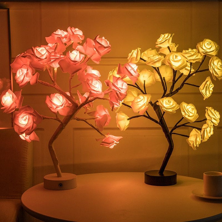 Rose Flower  LED Table Lamp  Home Decor