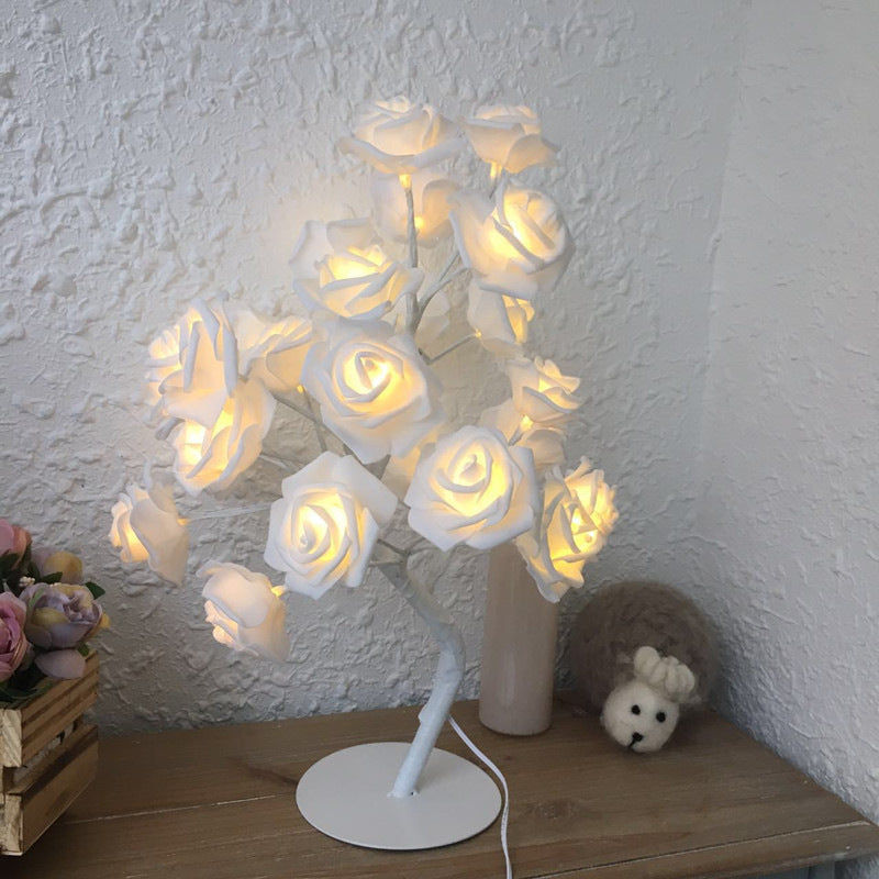 Rose Flower  LED Table Lamp  Home Decor