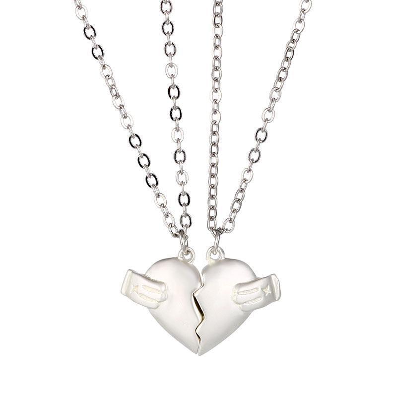 Creative Magnet Love Necklace Jewelry For Valentine's Day