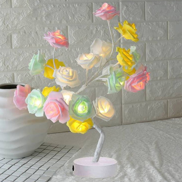 Rose Flower  LED Table Lamp  Home Decor