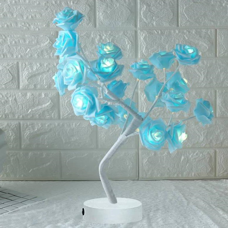 Rose Flower  LED Table Lamp  Home Decor